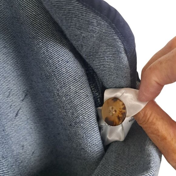 Sezane Marino High Rise Organic Cotton Denim Trousers - Picture 8 of 8